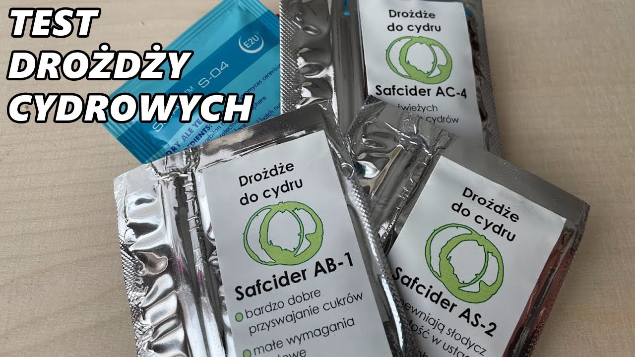 Test drożdży cydrowych cz.1