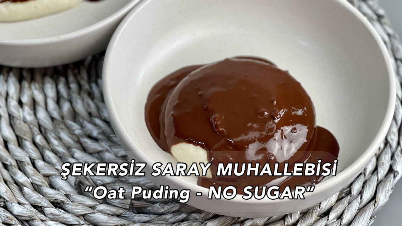 SARAY MUHALLEBİSİ | Oat Puding with Chocolate