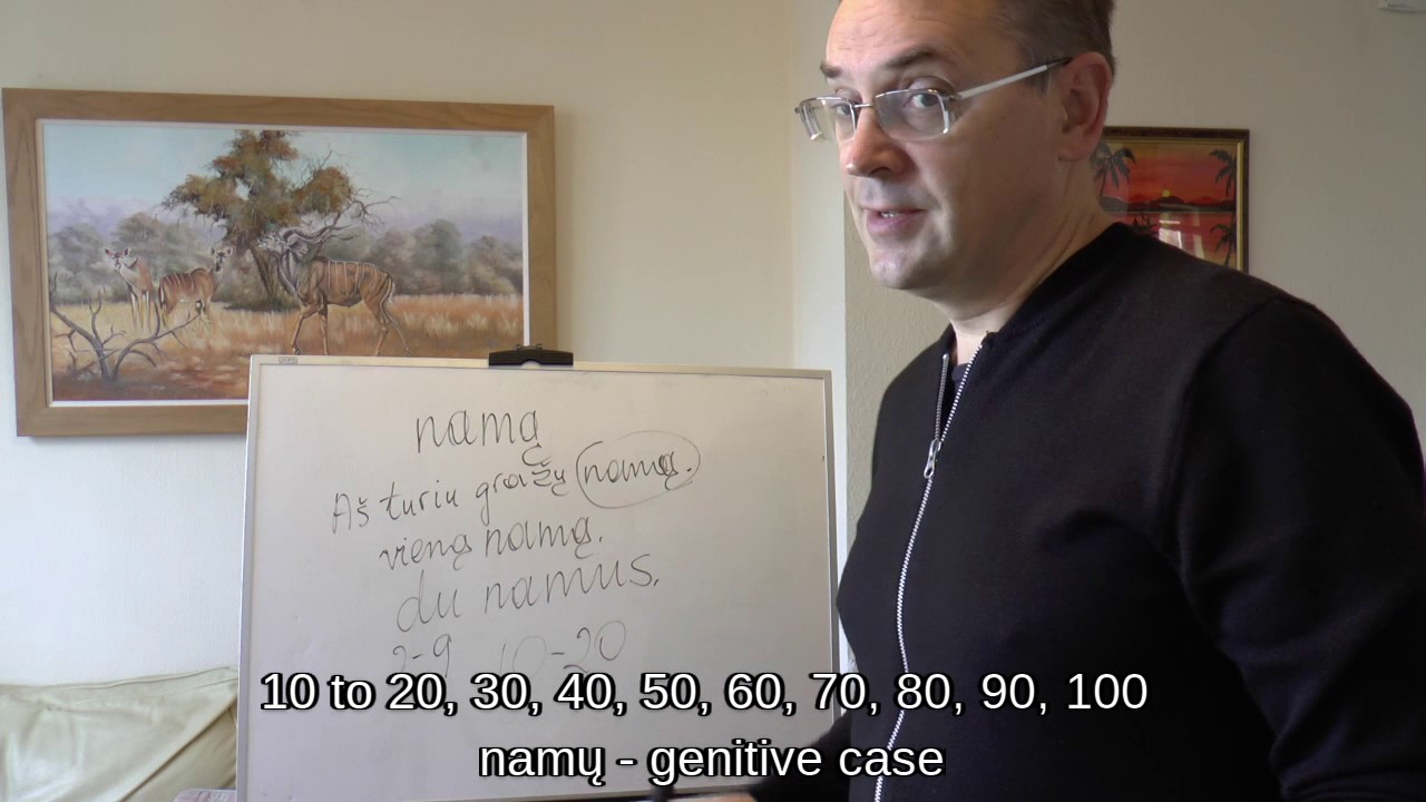 Lithuanian Lesson 14- Accusative case 2 - Galininkas