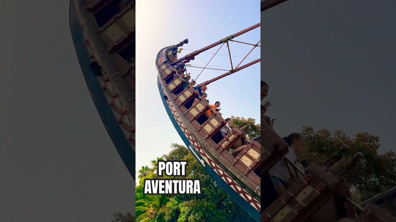 Who has been to Port Aventura World Theme Park ❓ #shorts #portaventura #ride #thrillride