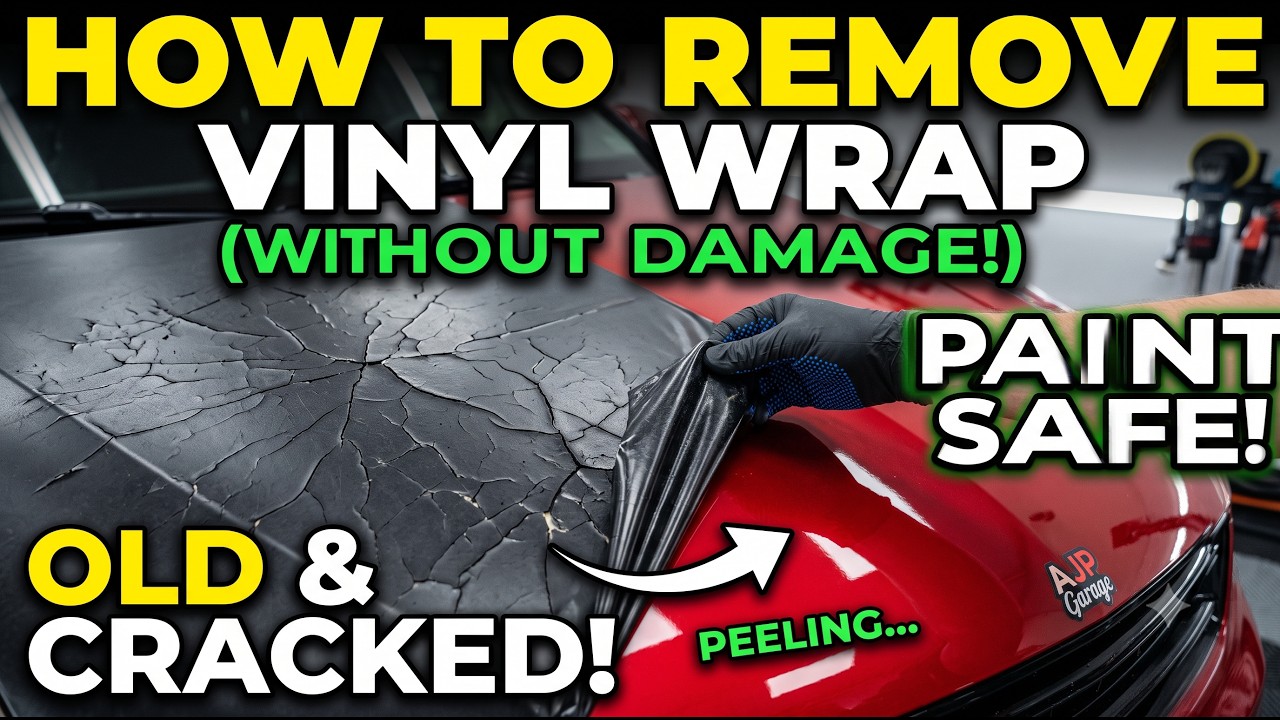 How To Remove Cracked Vinyl Wrap