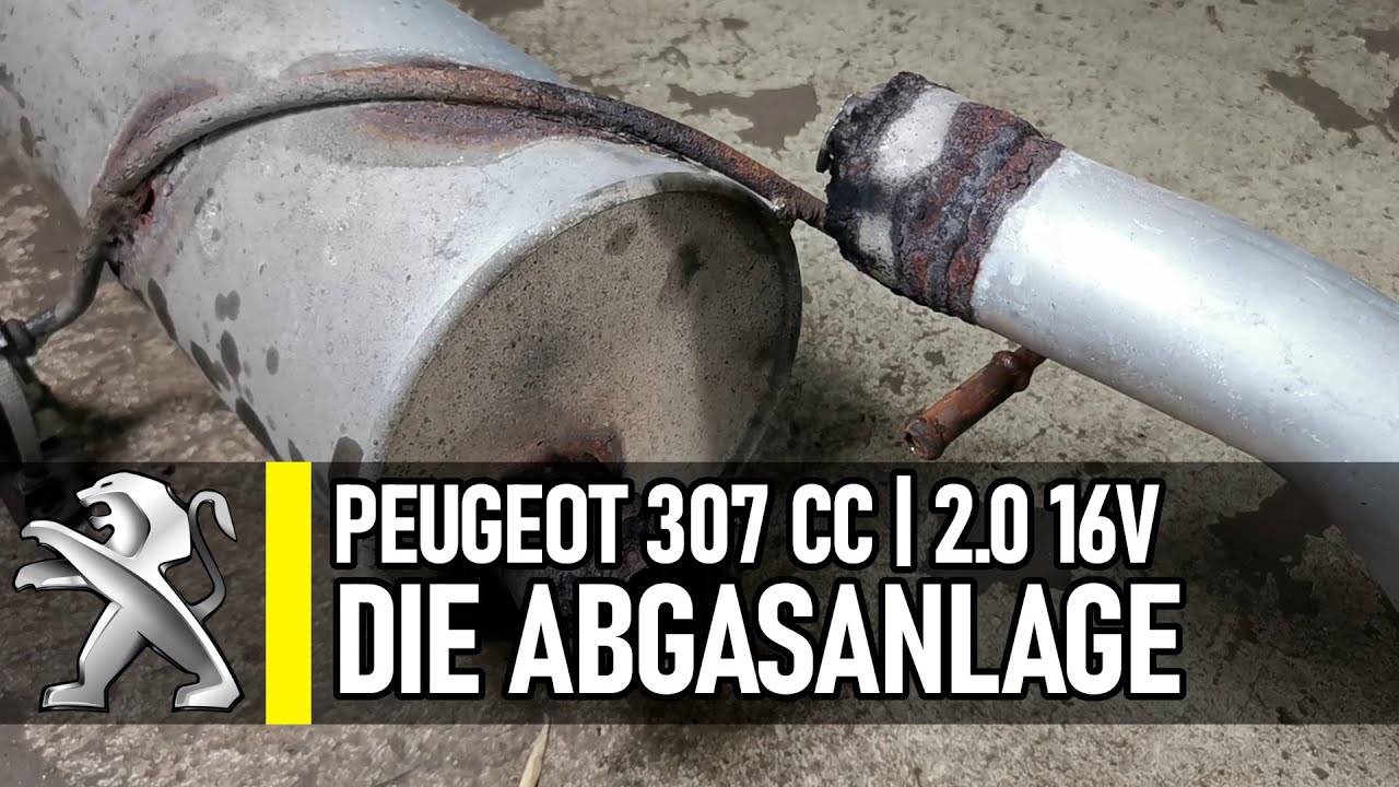 Peugeot 307 CC 2.0 16V | Abgasanlage zu laut? Dann machen wir sie Dicht! [232] 👨‍🔧
