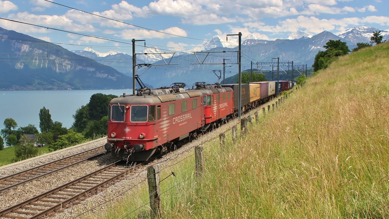 Lötschberg am Limit - Umleiterverkehr, Goldenpass am Thunersee