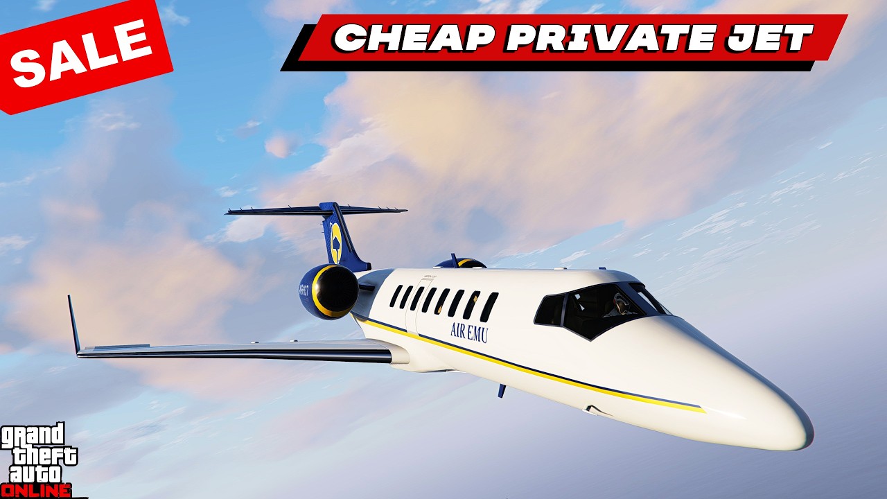 Shamal Private JET продаётся в GTA Online | Кастомизация и обзор | Дешёвый самолёт