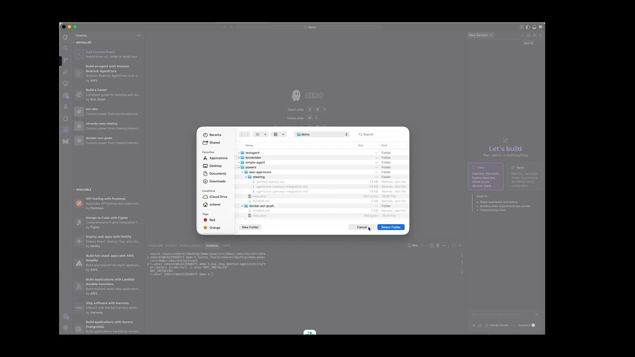 Create and Deploy an AI Agent in Minutes with Kiro Power + AWS AgentCore