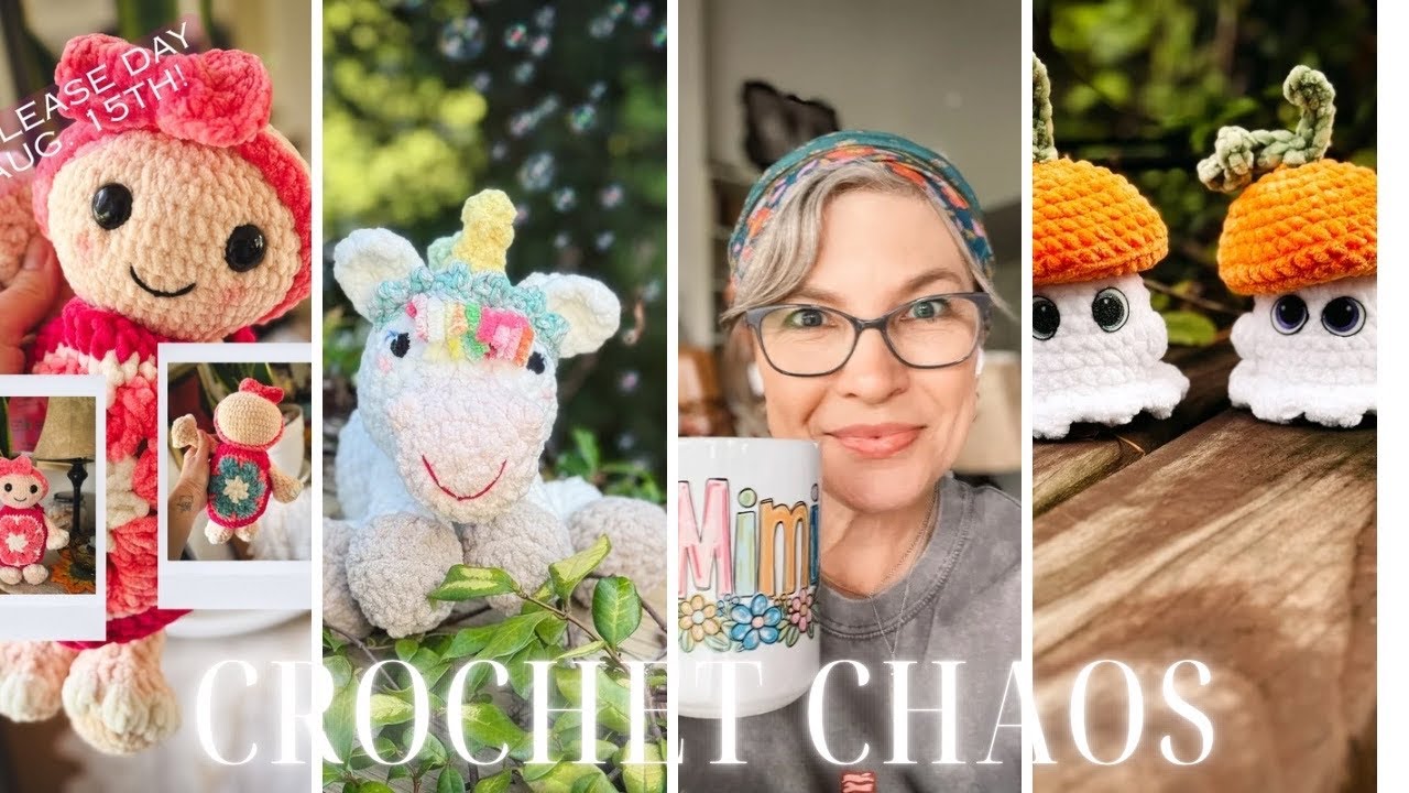 Cute Crochet Plushies | Pattern Test | Mama Made Minis | Mimi Life 