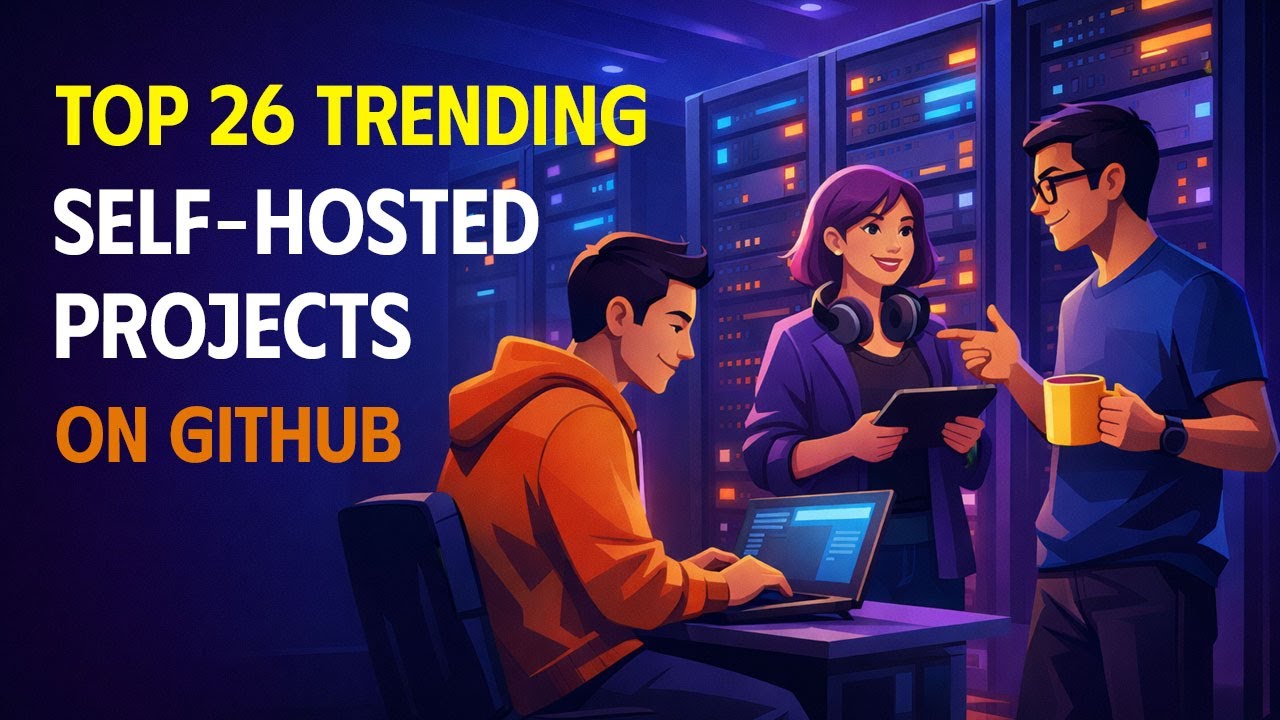 26 популярных проектов на GitHub с самостоятельным размещением, которые вам понадобятся в 2025 году