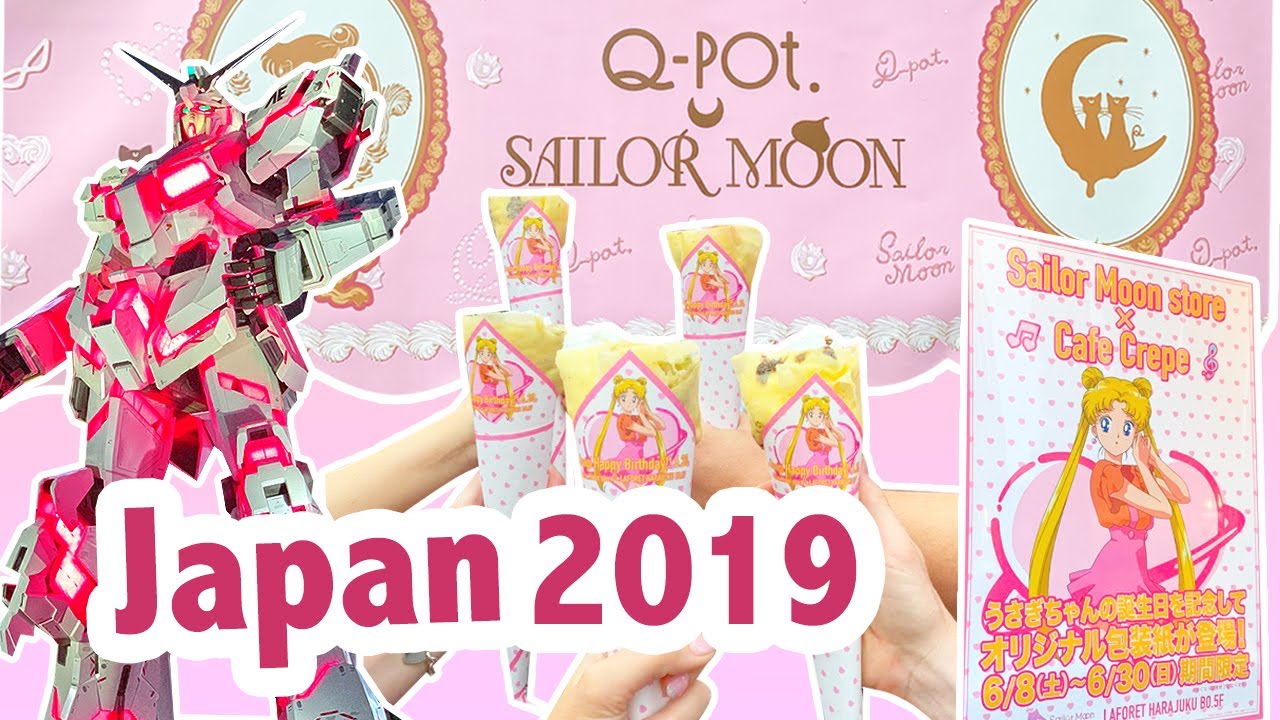 Япония 2019: День рождения Усаги, Q-Pot, магазин Sailor Moon, Pokemon и многое другое!