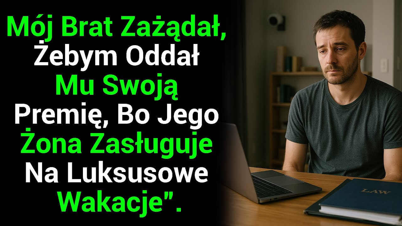 Reddit  Polska - M&oacute;j Brat Zażądał, Żebym Oddał Mu Swoją Premię, Bo Jego Żona &bdquo;Zasługuje Na.....