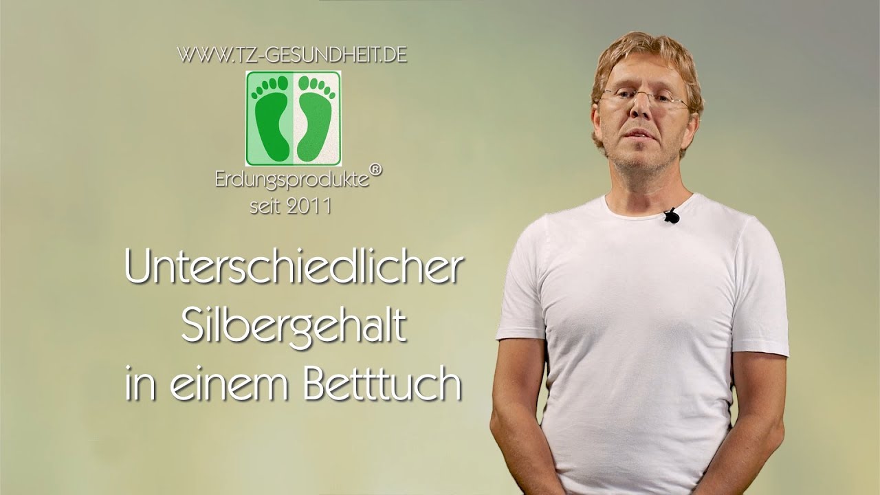 Erdungsprodukte - Earthing deutsch  Silbergehalt in Erdungslaken