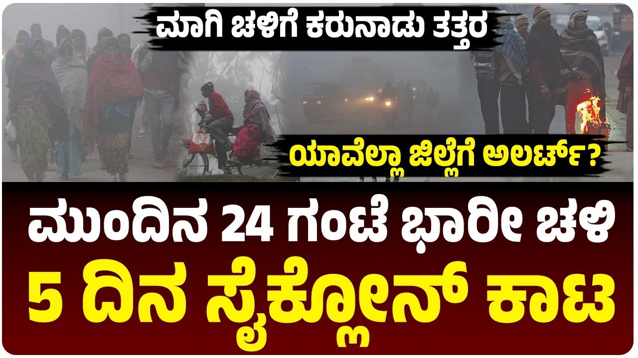ಮುಂದಿನ 24 ಗಂಟೆ ಭಾರೀ ಚಳಿ, IMD ಬಿಗ್‌ ಅಲರ್ಟ್‌, ಯಾವೆಲ್ಲ ಜಿಲ್ಲೆಗೆ ಅಪಾಯ |  Vijay Karnataka