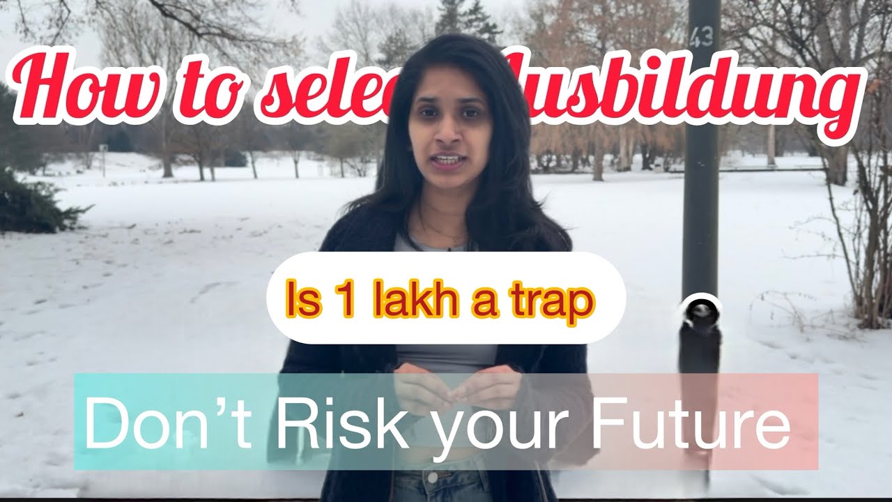 How to select Ausbildung. Is Ausbildung good for Future? Life in Germany #germany #ausbildung #safe 
