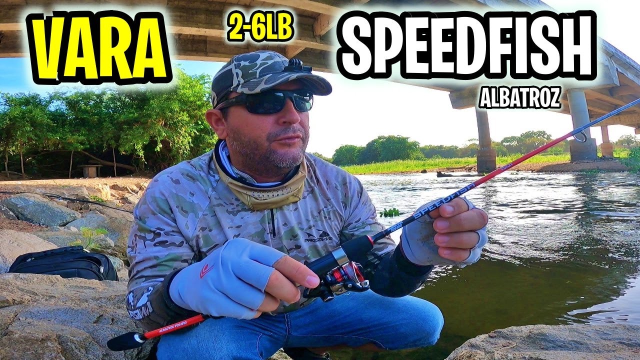 ✅Pescaria ULTRA LIGHT usando VARA SPEEDFISH da ALBATROZ  2-6LBS