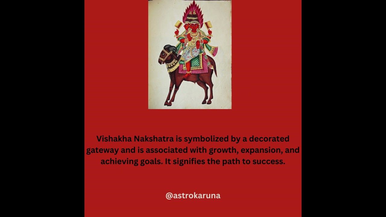 Vishakha Nakshatra in Vedic Astrology.