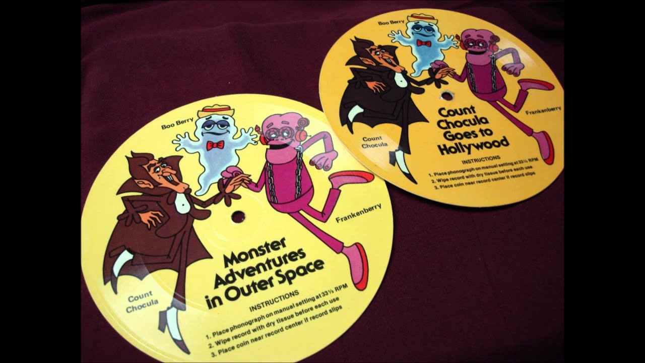 1979 Monster Cereal Record - Count Chocula Goes To Hollywood