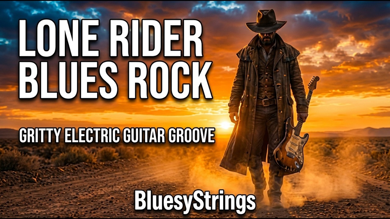 Midnight Dust Blues | Raw Electric Guitar Instrumental Groove