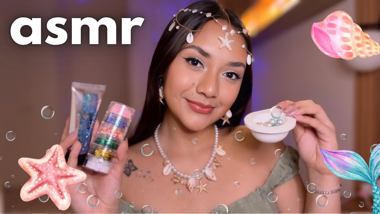 ASMR SPA Y MAQUILLAJE CON SIRENA 🧜‍♀️ (hasta que te duermas) especial 100k 