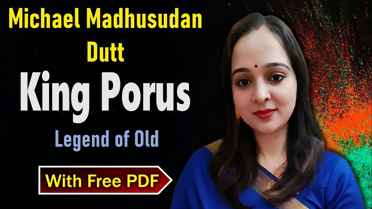 King Porus by Michael Madhusudan Dutt | King Porus-Legend of Old