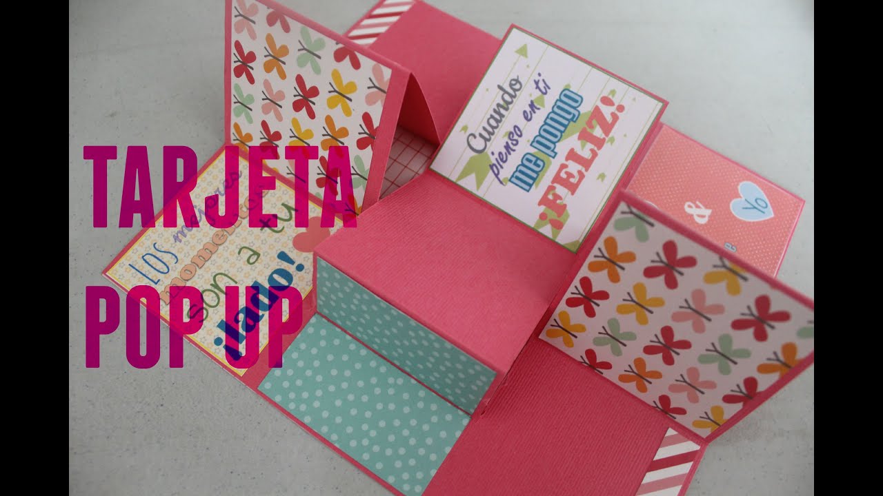 Tarjeta Pop Up + FÁCIL + ORIGINAL