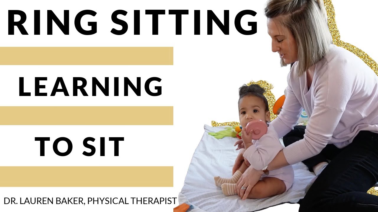 How To Help Your Baby Ring Sit On The Floor | Sitting With Support