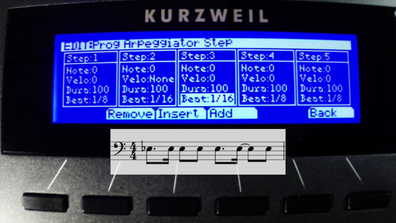 Kurzweil Forte 7/8/SE: Quick Tip Lesson 1 - The Step Sequencer