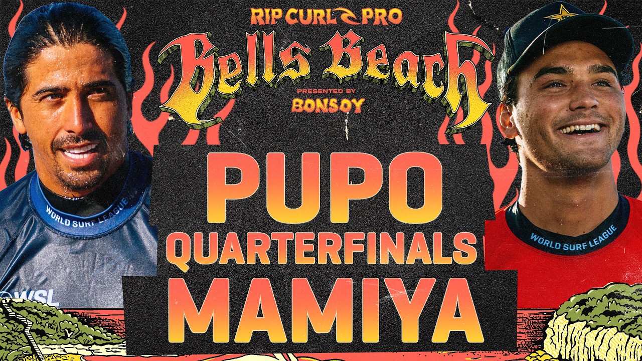 Miguel Pupo vs Barron Mamiya | Rip Curl Pro Bells Beach presented by Bonsoy 2026 - Quarterfinals