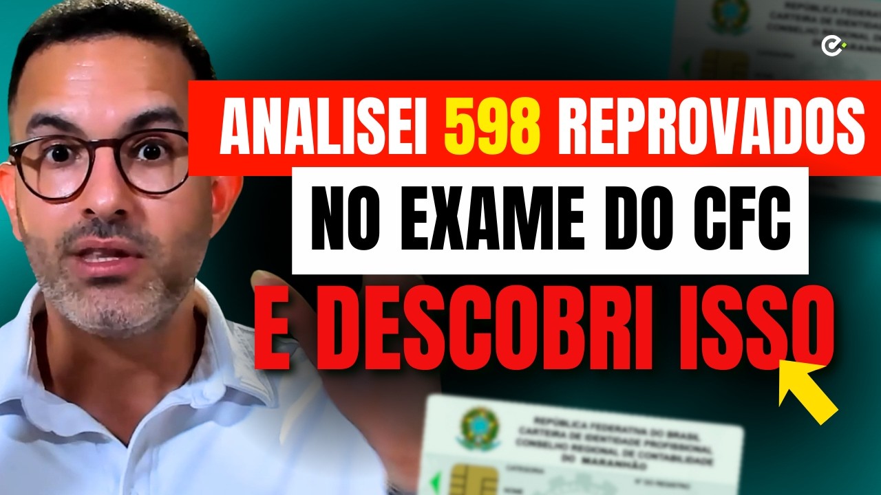 Analisei 598 REPROVADOS NO EXAME DO CRC e Descobri isso...🔴