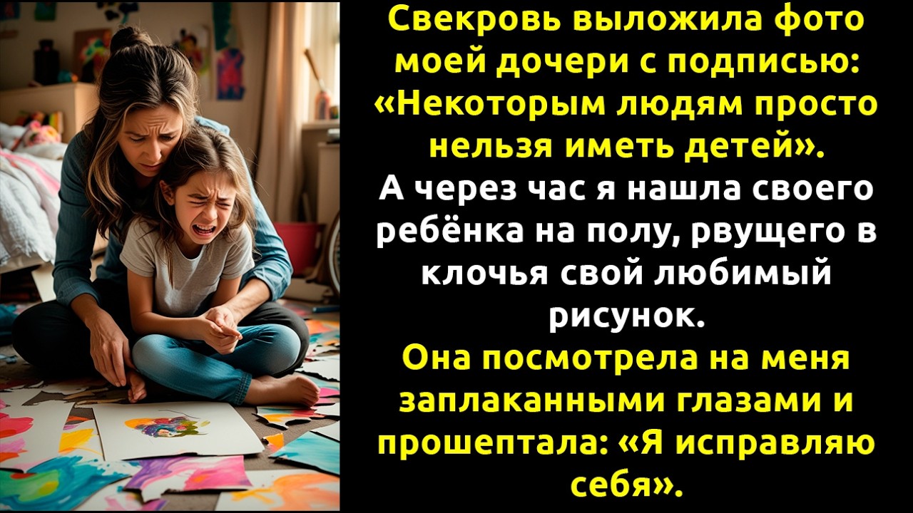 Дочь прошептала «Я себя исправляю» — после этого мой муж НАВСЕГДА вычеркнул свою мать из нашей жизни