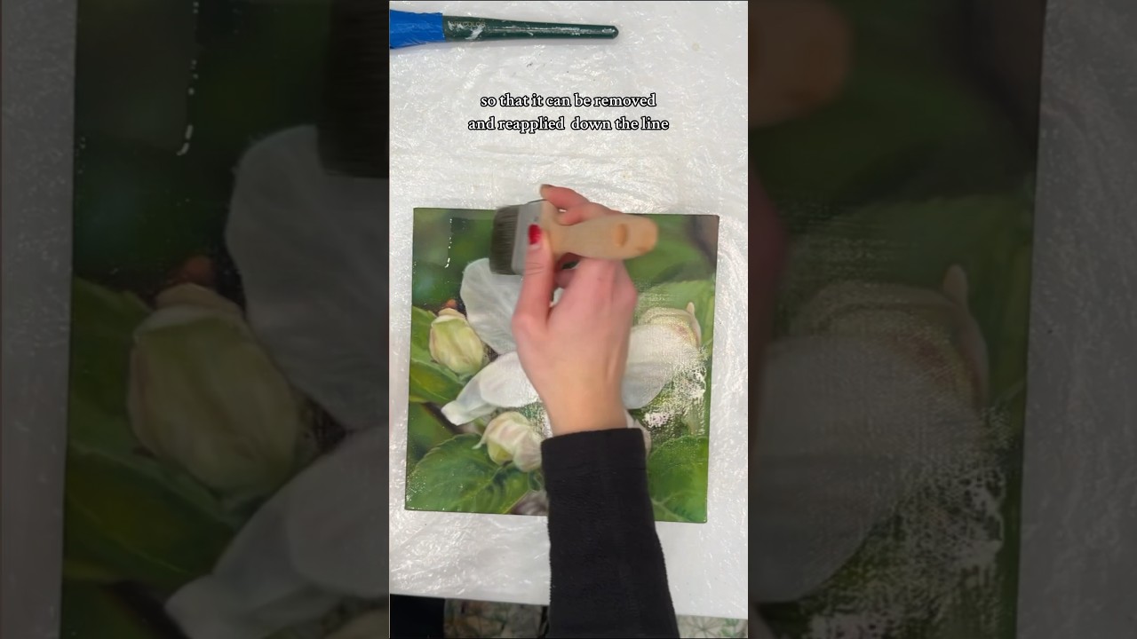НАСТОЯЩАЯ причина покрывать картину лаком!! 🖼️ #маслянаяживопись #лакирование #советыпорисованию