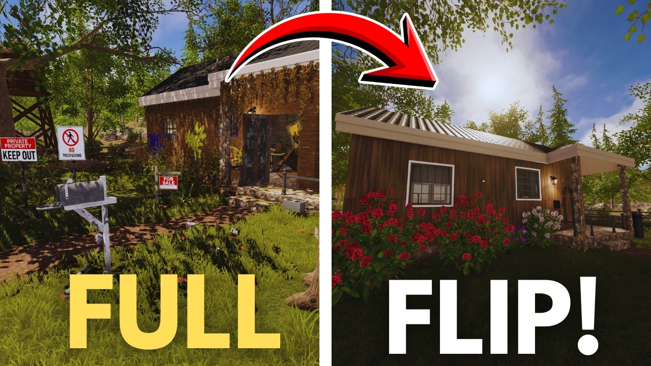 Transforming a Forest Cabin | House Flipper 2