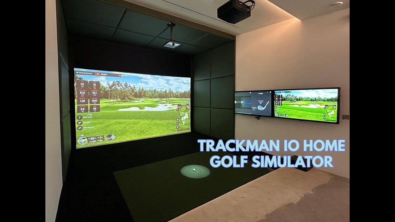 Latest Trackman io Golf Simulator Installation