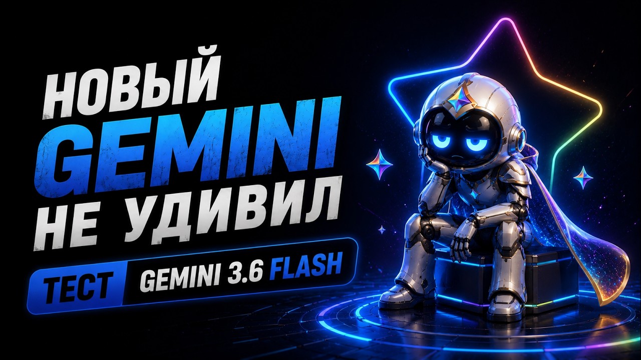 GEMINI 3.6 FLASH - СТАБИЛЬНО ПЛОХО! ТЕСТ НОВОЙ МОДЕЛИ ОТ GOOGLE