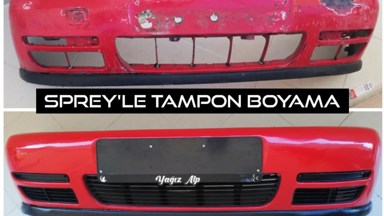 spreyle tampon boyama nasıl yapılır