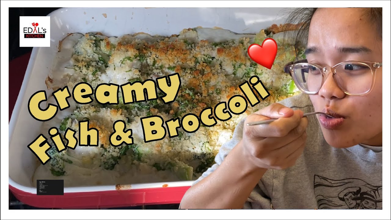 Easy and Fancy Dinner!? No problem! — Baked Fish and Broccoli with Breadcrumbs | EdalsKitchen
