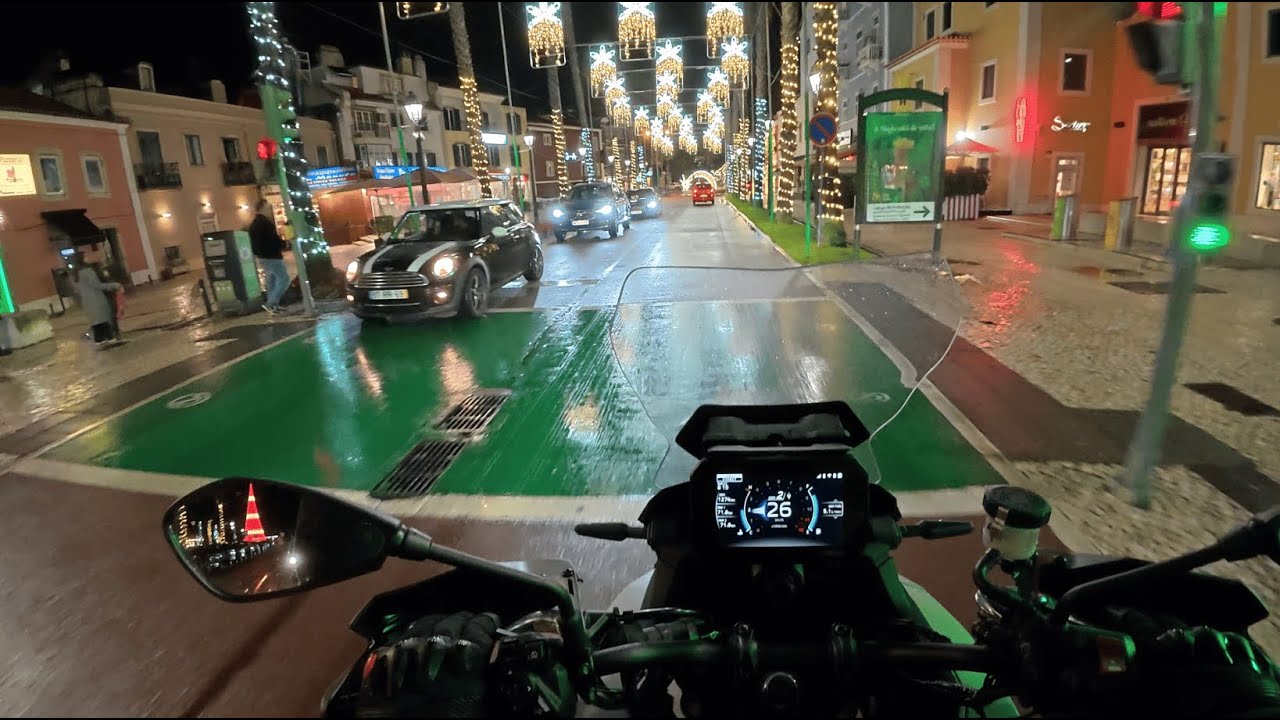 Christmas Magic in Cascais | Motorcycle Night Ride