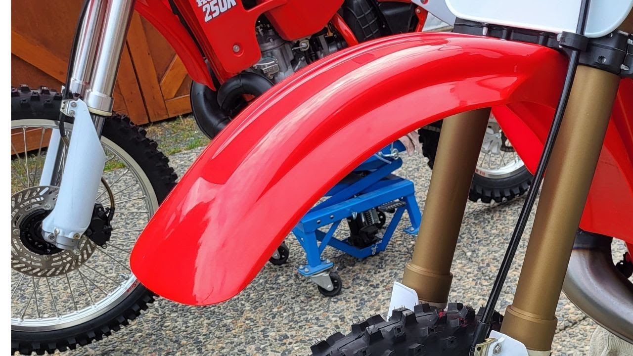 34 year old Honda CR250R Fork Rebuild
