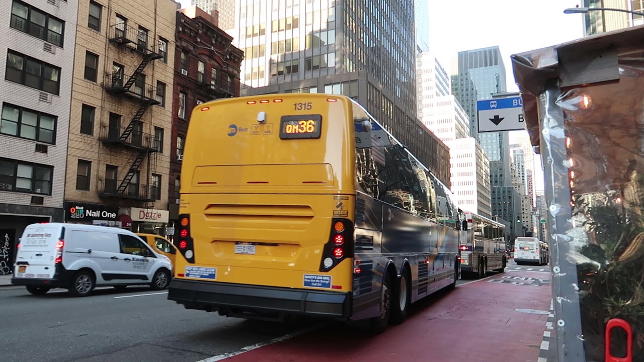 MTA Bus Company 2021 Prevost X3-45 Commuter’s 1315 & 1320 on Routes QM35 & QM36 Express