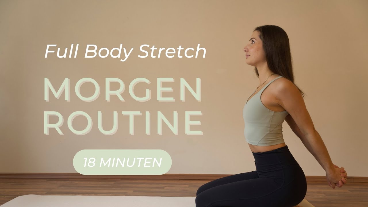 Full Body Stretch / Yogaübungen für jeden Tag / Morgenroutine / Kurzes Yogavideo / für Anfänger
