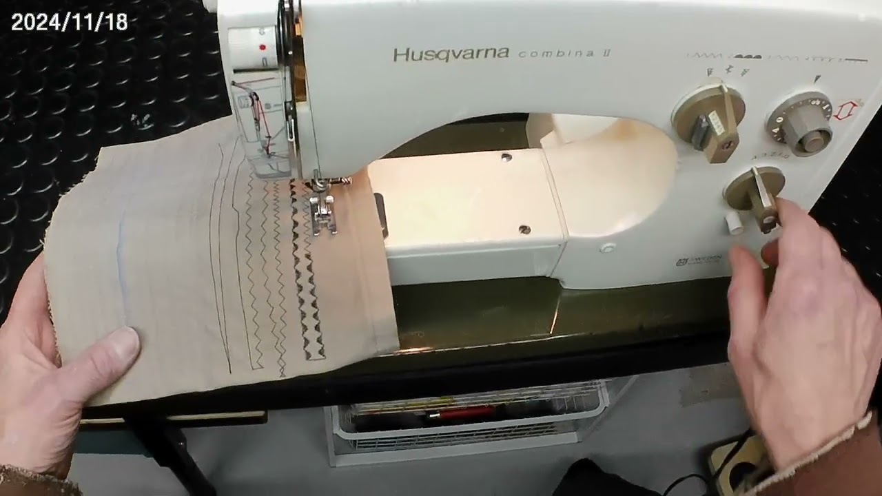 Husqvarna Combina II - romukasasta pelastettu vahva ompelukone