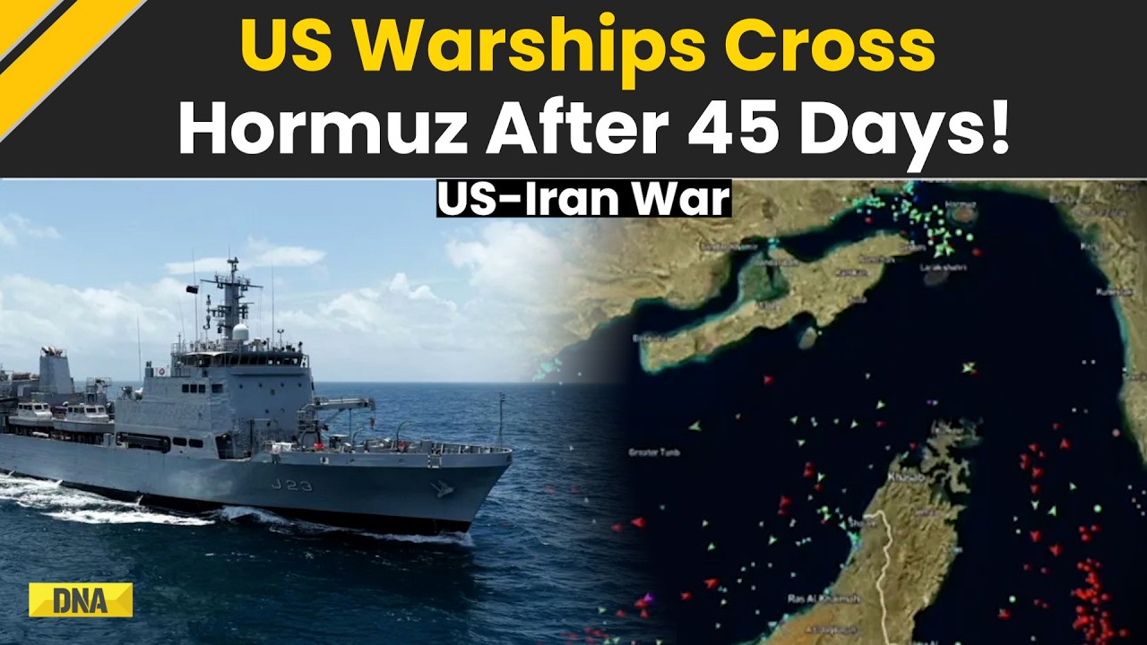 Iran Israel War: 2 US Warships Cross Strait Of Hormuz In First Transit Since Conflict Began