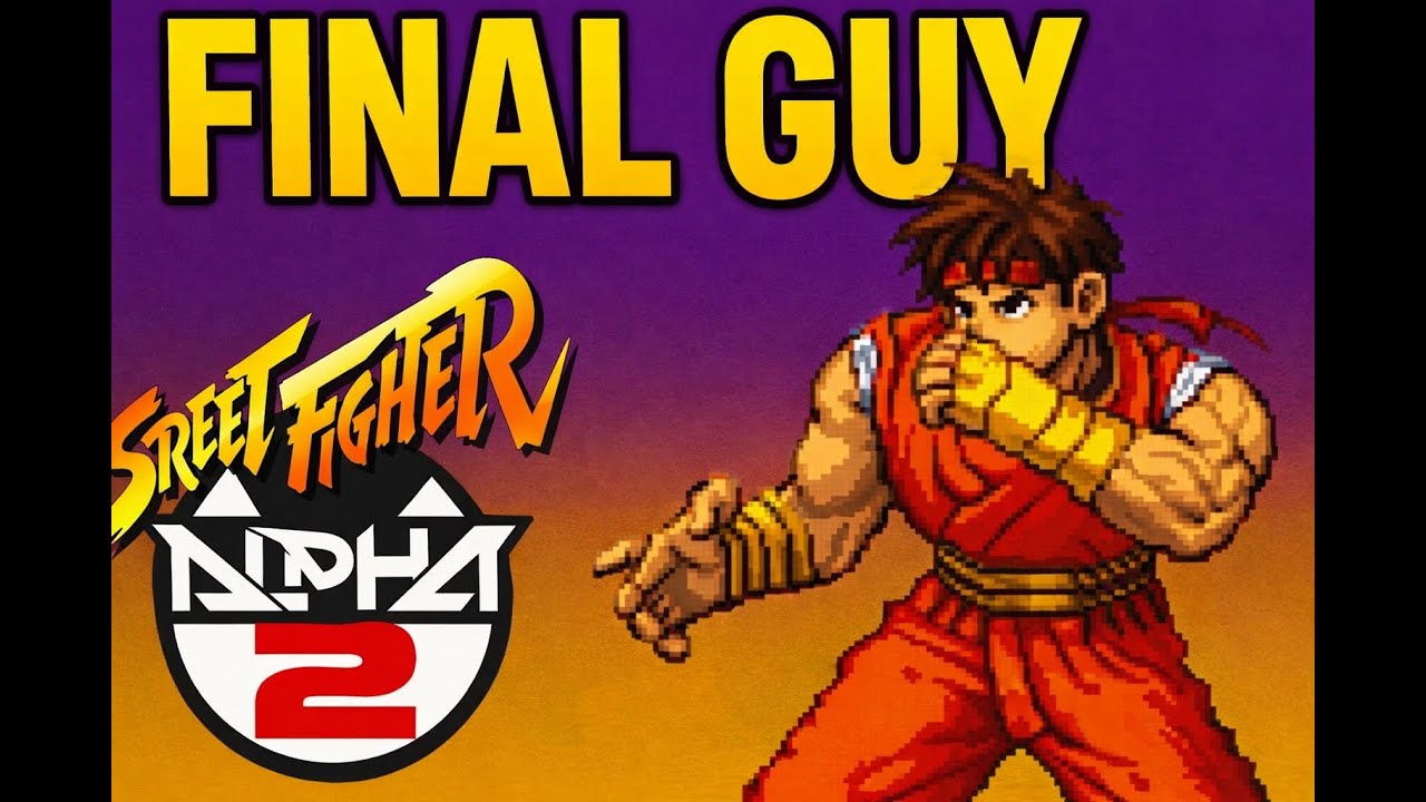 O Final Boss Guy é INSANO no Street Fighter Alpha 2 (Super Famicom)