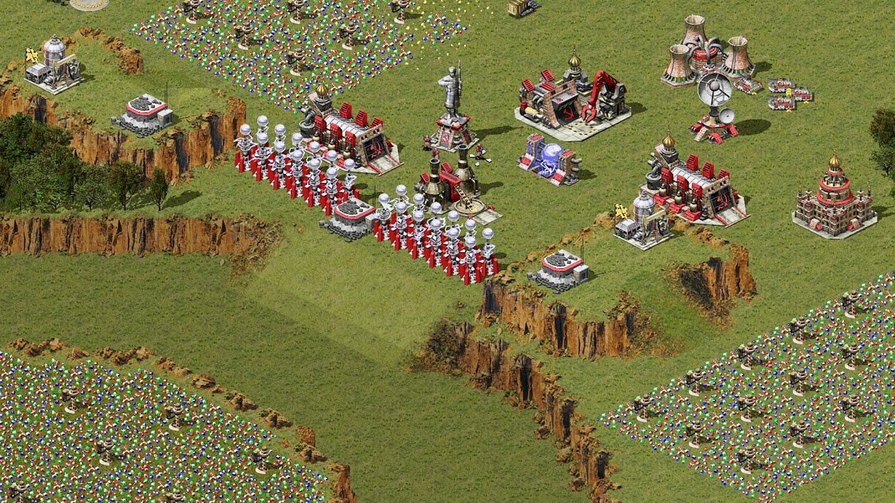 Red Alert 2 | Yuri's Revenge | 7 vs 1- Extra hard ai - Extreme- Russia - soviet