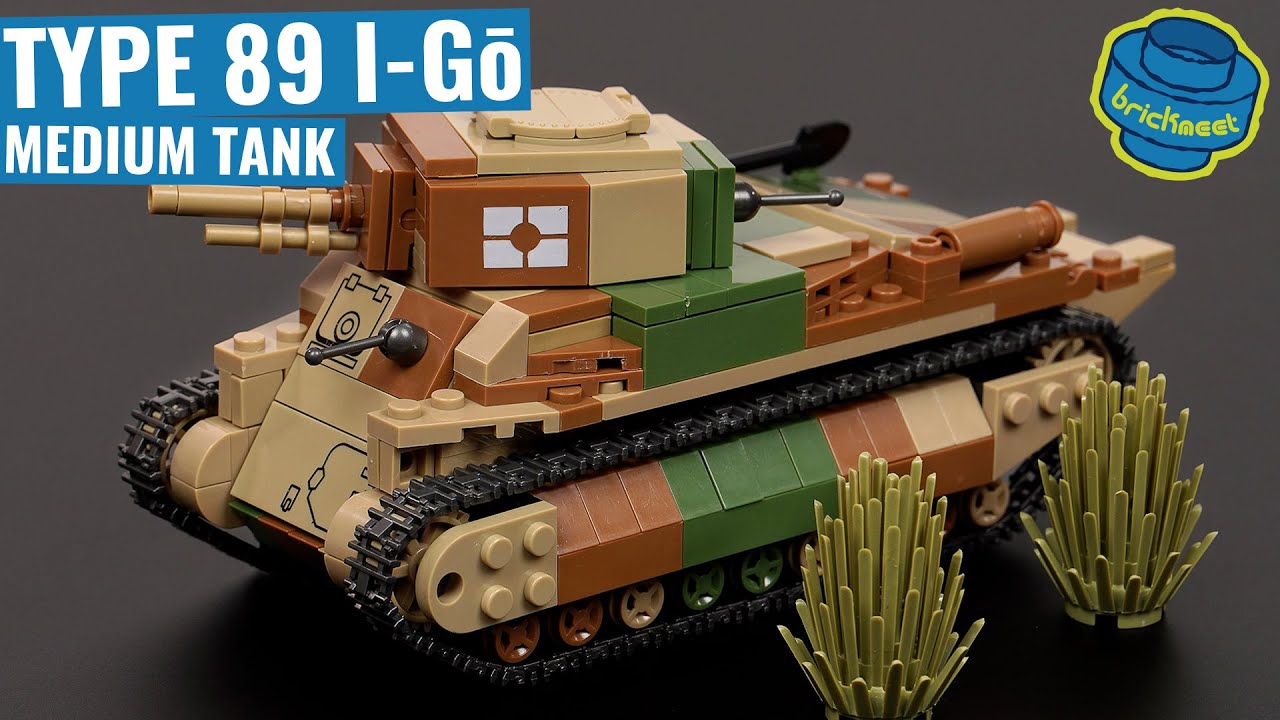 Japanese Medium WW2 Tank Type 89 I-GO - QuanGuan 100116 (Speed Build Review)
