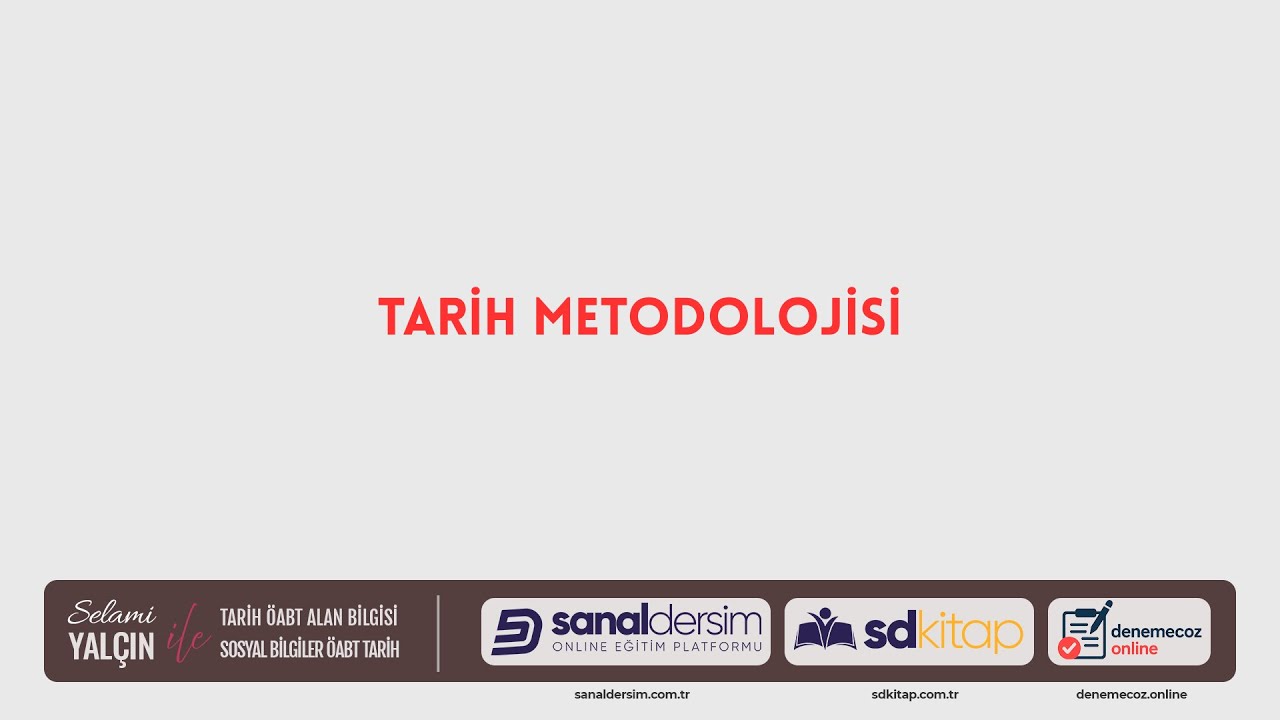 TARİH METODOLOJİSİ