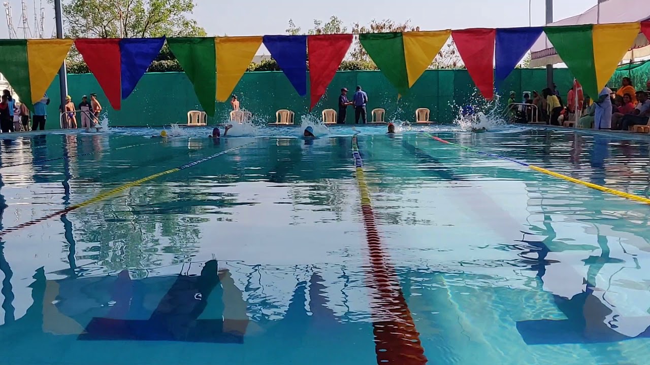 Serah kickboard swimming race - wins bronze (2019)