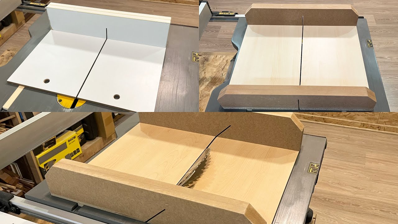 Making table saw sleds from discarded materials / Atık malzemelerden tezgah testere kızakları