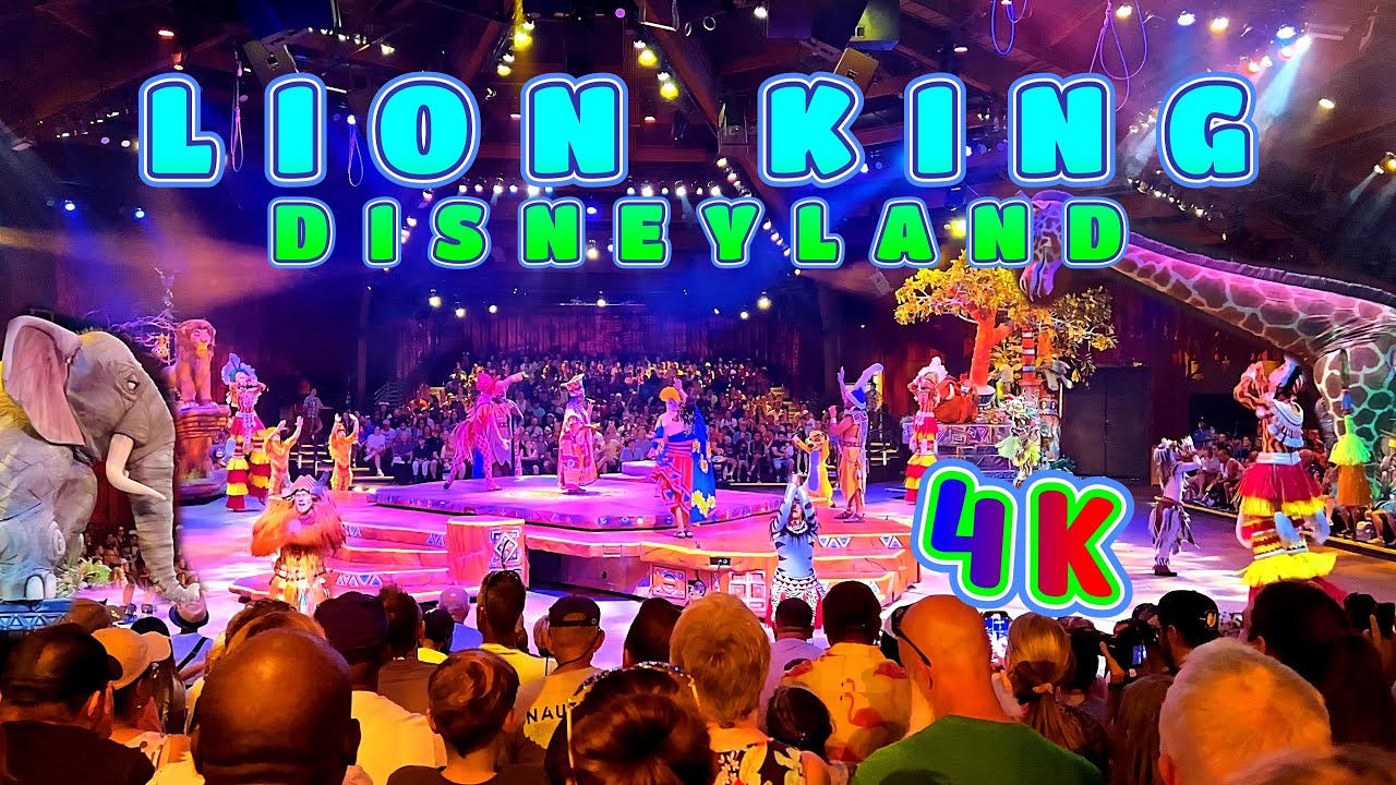 Lion King Show, Disneyland Animal Kingdom, Orlando Florida USA 4K - UHD