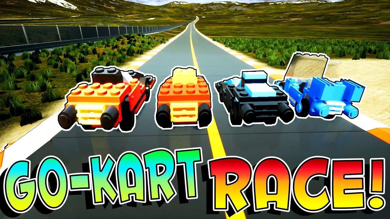 LEGO GO-KART RACE AROUND THE TRACK | Brick Rigs Gameplay