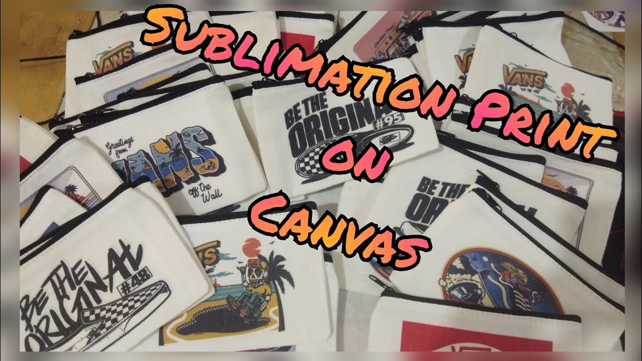 Sublimation printing || Coinpurse Canvass