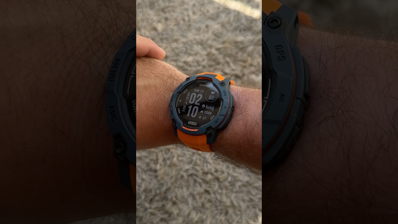 Garmin Instinct 3 Solar самые честные часы гармин #бегвреден #applewatch #fenix #бег #спорт #поход